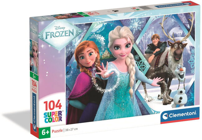 Clementoni - Puzzle 104 Ledové království