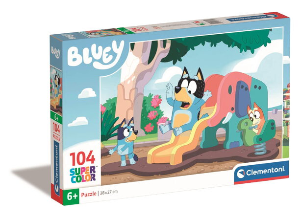 Clementoni - Puzzle Supercolor 104 Bluey 2