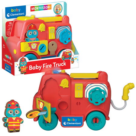 Baby Clementoni - Montessori Hasičské Auto pro Miminka