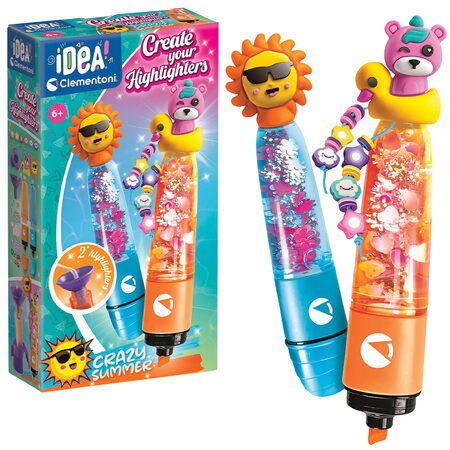 Clementoni - Kreativní sada výroba zvýrazňovačů - LÉTO