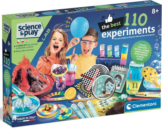 Clementoni - 100 nejlepších experimentů - vědecká sada