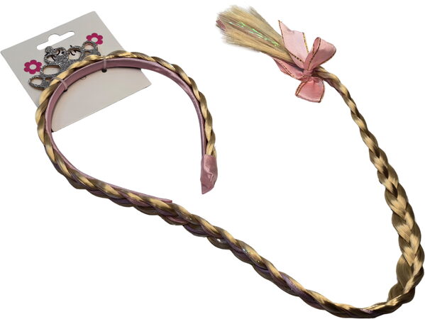 Čelenka s korunkou a copem