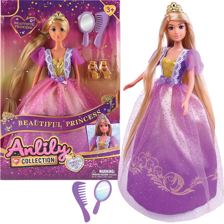 Módní panenka s duhovými šaty