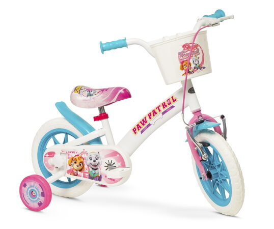 Toimsa Dětské kolo Tlapková patrola bílo/růžové 12"