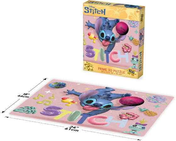 PRIME 3D PUZZLE - Disney Stitch #4 500 dílků
