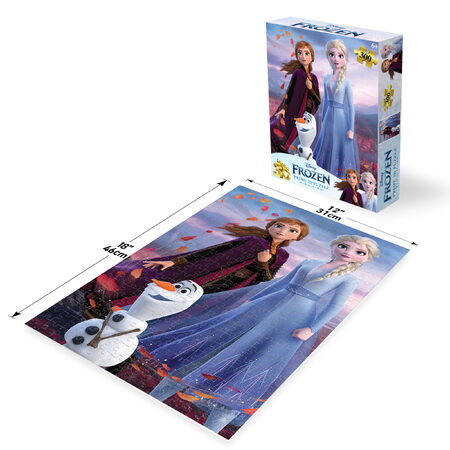 PRIME 3D PUZZLE - Disney Ledové království – Elsa a Anna a Olaf 300 dílků