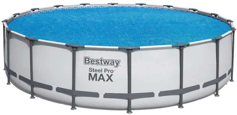 BESTWAY 58173 - Solarní plachta na bazén 527 cm modrá kulatá