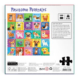 Mudpuppy Puzzle Psí portréty 500 dílků