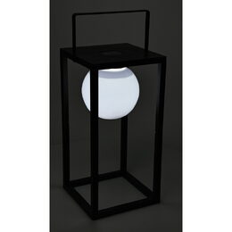 PROGARDEN Solární lampa venkovní 20x20x40 cm černá KO-CX2200020