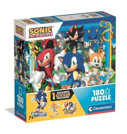 Clementoni - Puzzle 180 Sonic the Hedgehog 4