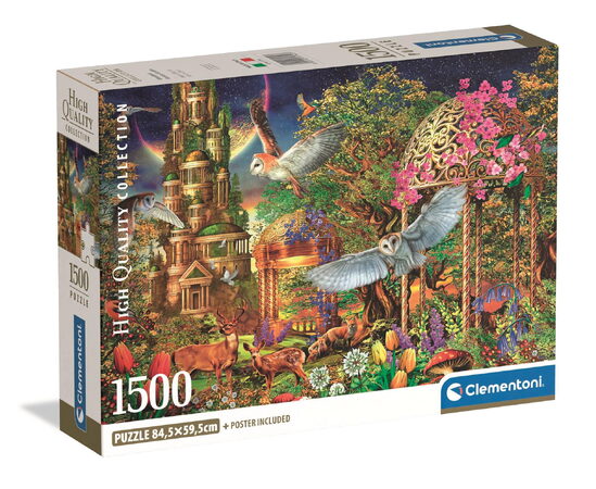 Clementoni - Puzzle 1500 Fantazijní zahrada v lese