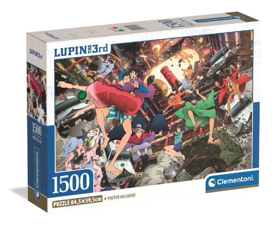 Clementoni - Puzzle 1500 Lupin III