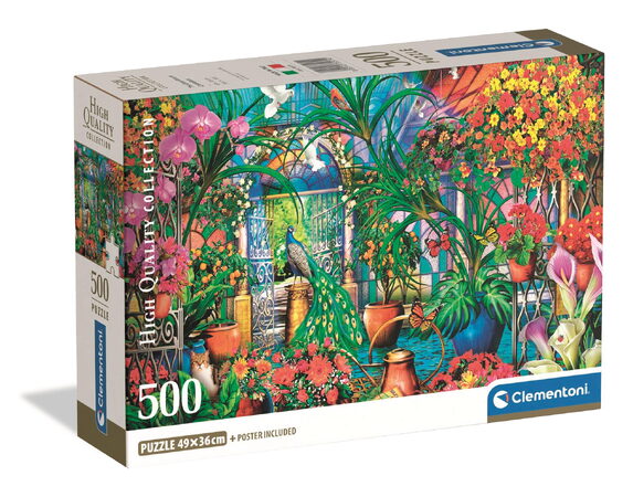 Clementoni - Puzzle 500 Skleníkoví správci