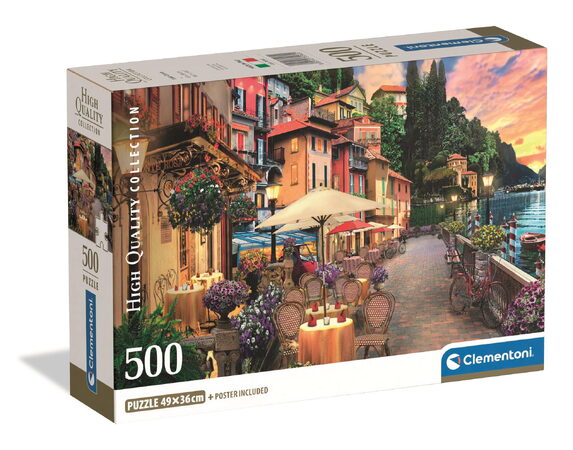 Clementoni - Puzzle 500 Jezero Como