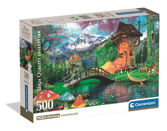 Clementoni - Puzzle 500 Starý botový dům