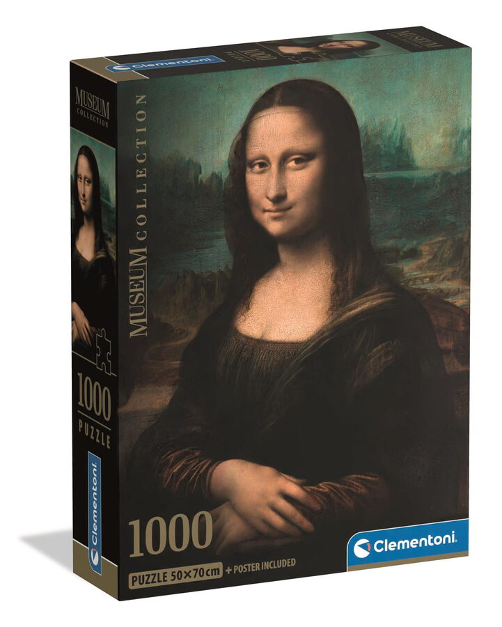 Clementoni - Puzzle 1000 Muzeum Mona Lisa