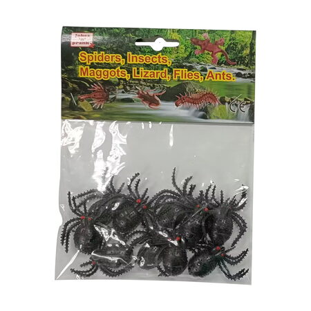 Pavouci svítící ve tmě v sáčku 10 ks