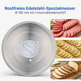 Clatronic AS 2958 kráječ bílý 150W