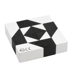 Detoa Hlavolam Tangram černobílý