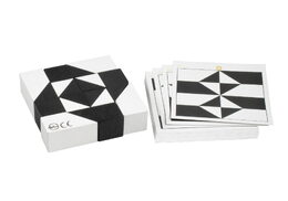 Detoa Hlavolam Tangram černobílý