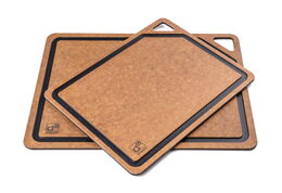 Prkénko krájecí G21 EcoCut z přírodní celulózy - sada 2 ks, hnědé