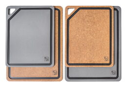 Prkénko krájecí G21 EcoCut z přírodní celulózy - sada 2 ks, hnědé