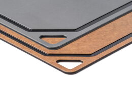 Prkénko krájecí G21 EcoCut z přírodní celulózy - sada 2 ks, hnědé