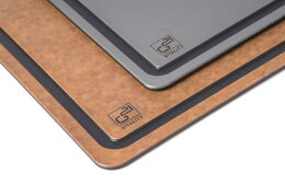 Prkénko krájecí G21 EcoCut z přírodní celulózy - sada 2 ks, hnědé/grafitové