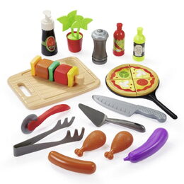 Dětská kuchyňka Ecoiffier letní s pecí na pizzu