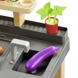 Dětská kuchyňka Ecoiffier letní s pecí na pizzu