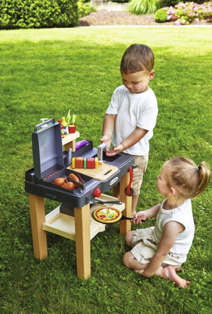 Dětská kuchyňka Ecoiffier letní s pecí na pizzu