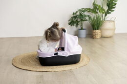 Hračka Smoby kombinovaný kočárek Maxi Cosi pro panenky světle růžový