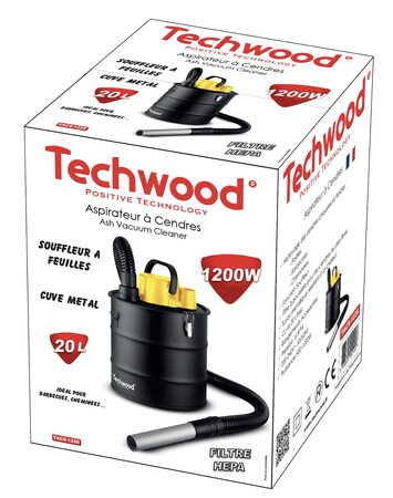 Techwood TACS1226 vysavač na popel