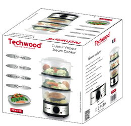 Techwood TCV750 parní hrnec