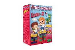 Stavebnice LORI 2 plast 35ks v krabici 19x28x10cm