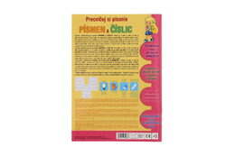 Sešit aktivit Procvičuj si písmena a číslice Jahůdka + stíratelný popisovač v sáčku 16,5x24x2cm