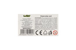 Vojenská sada dopravní prostředky 5ks plast 11-16cm na kartě