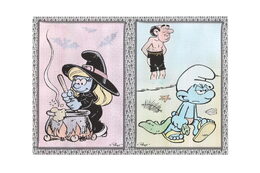 Omalovánky Maluj vodou A5 - Šmoulové 15x21cm