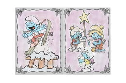 Omalovánky Maluj vodou A5 - Šmoulové 2 zimní 15x21cm