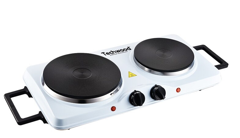 Techwood TPE2501 elektrický vařič dvouplotýnkový