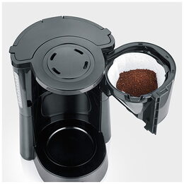 Kávovar Severin, KA 9572, překapávací, otočný filtr, vyjímatelná filtrační
vložka 1x4, automatické vypnutí, 1000 W