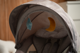 Elektrické houpátko Kidnort Drom šedé