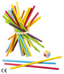 Tyčkohraní společenská hra v krabici 15x15x3,5cm