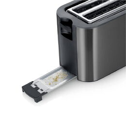 Topinkovač Severin, AT 9341, automatický, 2 dlouhé otvory pro 4 krajíce,
automatické vypnutí, nástavec na opékání pečiva, 1400 W