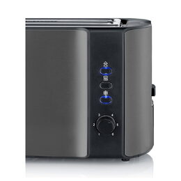 Topinkovač Severin, AT 9341, automatický, 2 dlouhé otvory pro 4 krajíce,
automatické vypnutí, nástavec na opékání pečiva, 1400 W