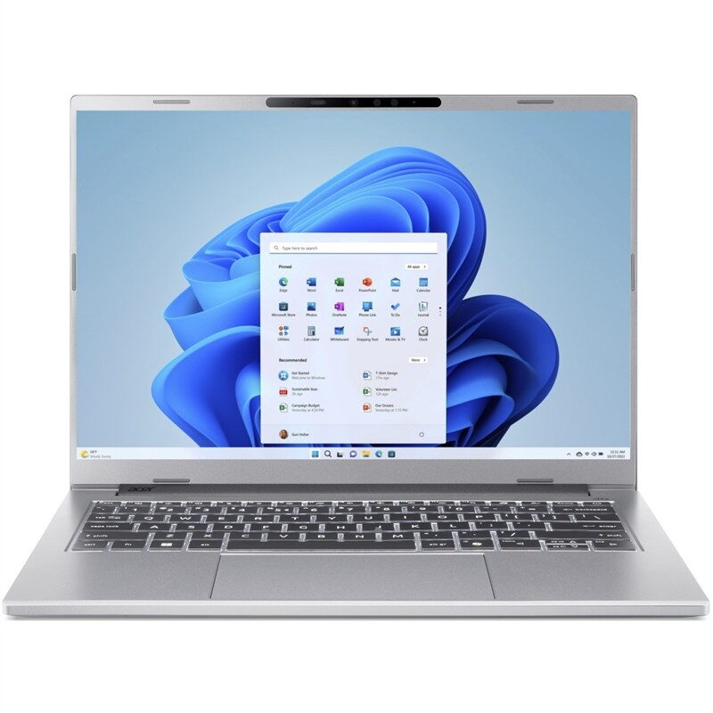 Ntb Acer Aspire 14 AI (A14-61M-R0F8) AMD Ryzen AI 7350, 14", RAM 16GB, SSD 1024 GB AMD Radeon 860M, Microsoft Windows 11 Home - šedý