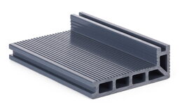 Terasové prkno G21 zakončovací, 2,5 x 14 x 400 cm, Silver Wood, WPC