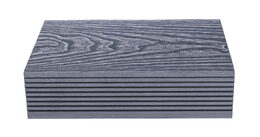Terasové prkno G21 zakončovací, 2,5 x 14 x 400 cm, Silver Wood, WPC