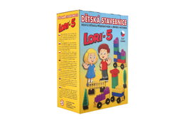 Stavebnice LORI 5 plast 76ks v krabici 23x28x10cm