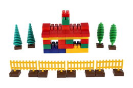 Stavebnice LORI 5 plast 76ks v krabici 23x28x10cm